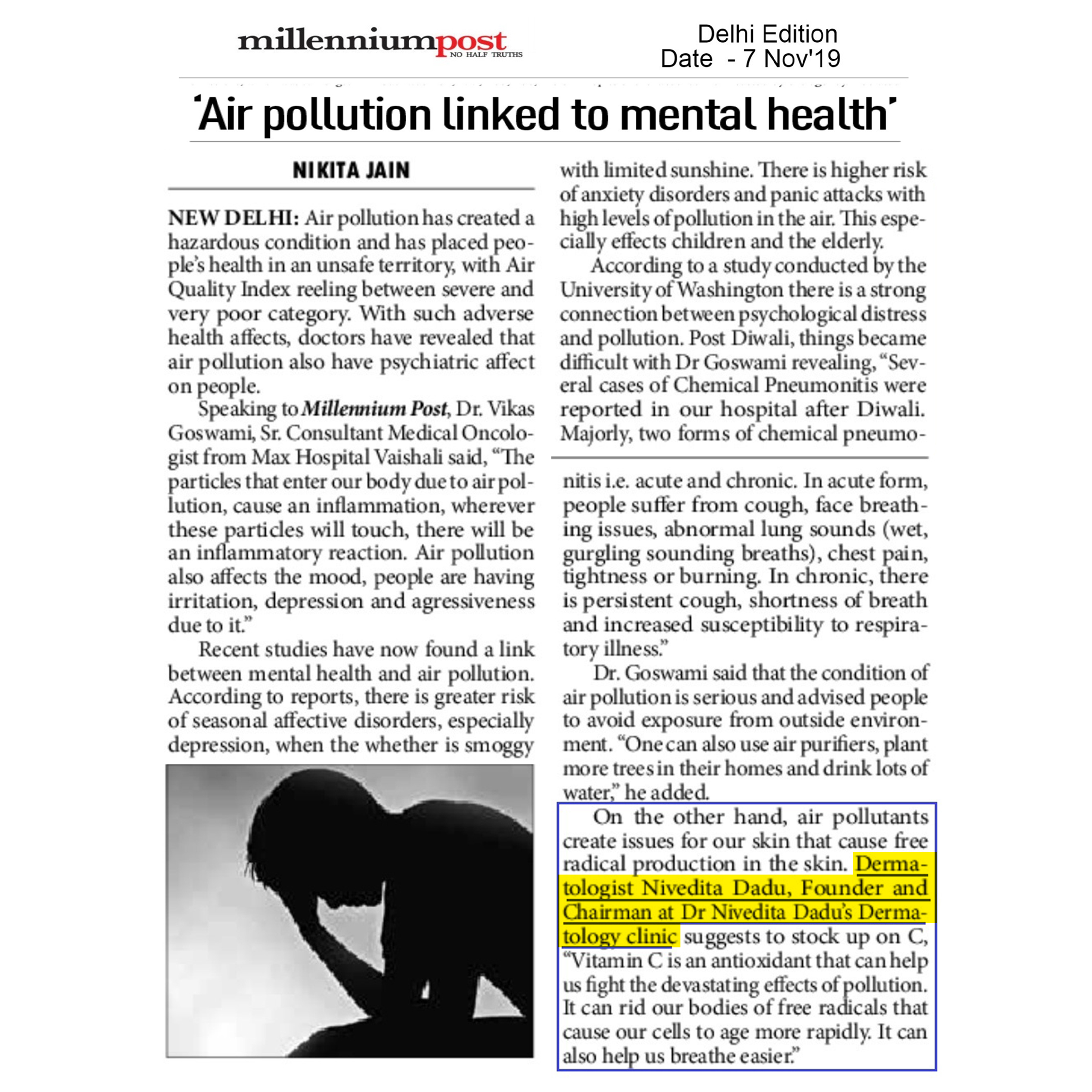 Air pollution linked to mental health